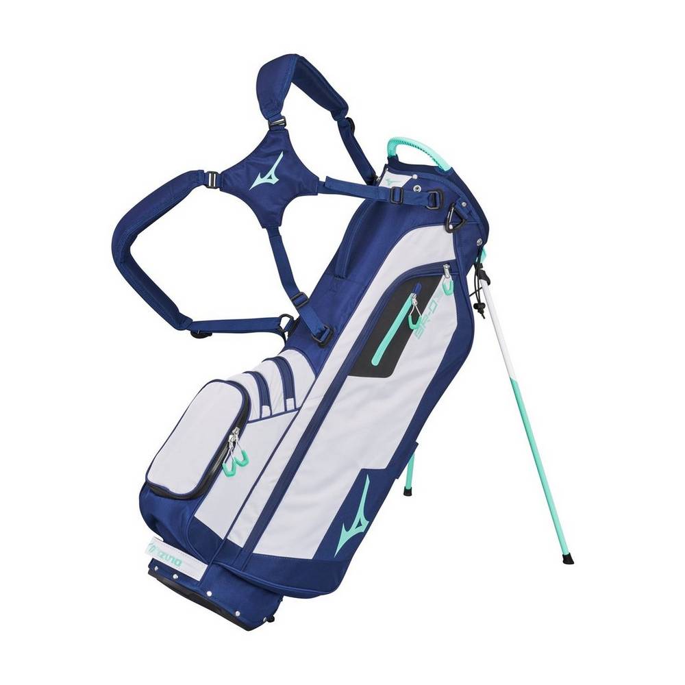 Mizuno Men's BR-D3 Stand Bag Navy/White (240226-QCS)